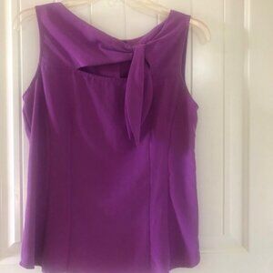 Size 2 Purple Sleeveless Top